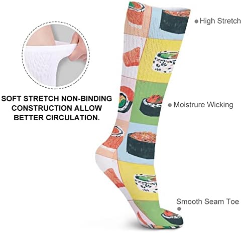 Јапонски сашими суши унисекс чорапи за дишење на цевки атлетски чорапи за обичен спорт