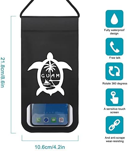 FunnyStar Guam Желка Водоотпорен Телефон Торбичка Држач Заштитник Сува Торба Случај Со Јаже
