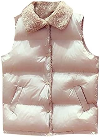 Женски зимски палто Обична топла цврста боја памучна јакна јакна елек