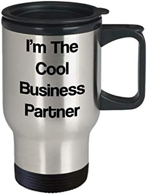 Бизнис Партнер Патување Кригла-Смешни И Слатки Чај Кафе Чаша-Совршен За Патување И Подароци
