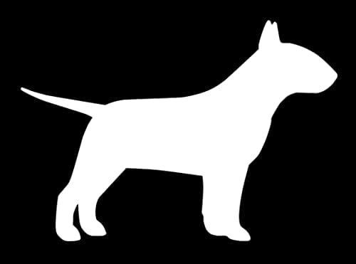 Налепница SixityTwo24 Bull Terrier- {бела} 5 '' налепница, налепница, кучиња декларации, кученце, мамо куче, Спуд Мекензи Шест736W