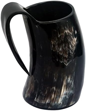 Викиншки пиење мазга кригла за мажи и жени рог викиншки пиење голема музга кригла оригинална кригла со пиво рачно изработени викиншки