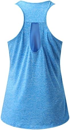 Xiloccer жени врзани назад јога кошули тренингот мрежа краток ракав активен спортски резервоар врвен кошула лабава спорт
