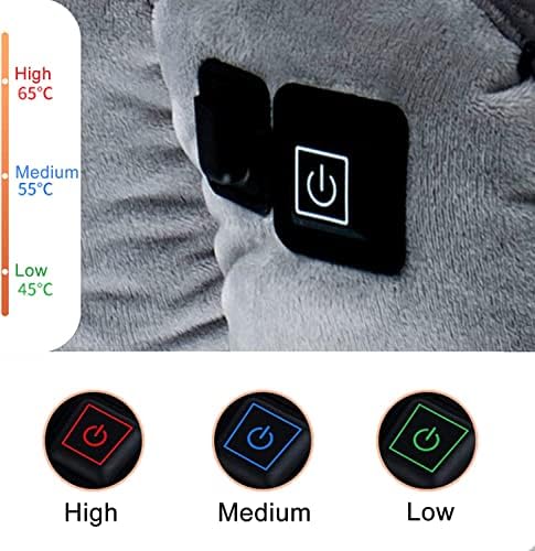 USB кристално кадифено греење на плочата, тристепена контрола на температурата и брзо загревање на преносни канцелариски перничиња, перница за