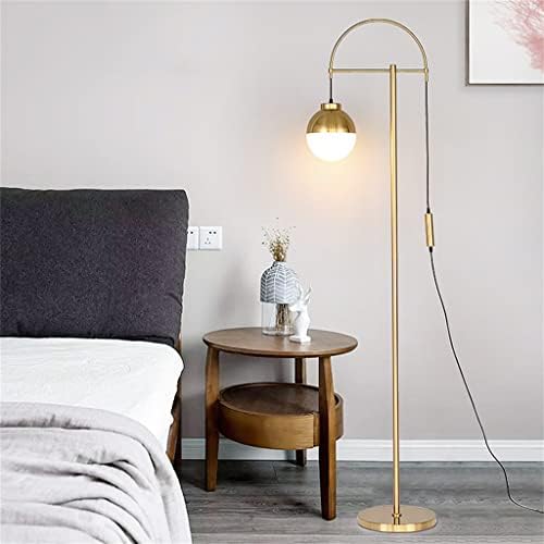 ZLXDP златна ламба Нордиска подна ламба дневна соба инс спална соба постмодерна Е27 стои осветлување за дневна соба спална соба