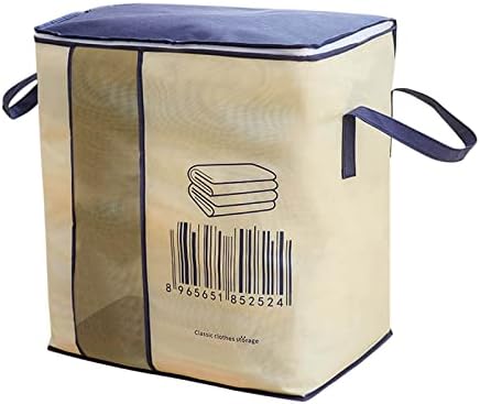 Dbylxmn bolsa de almacenamiento de ropa gruesa con asa reforzada y bolsa de almacenamiento zippe кеси за ќебе