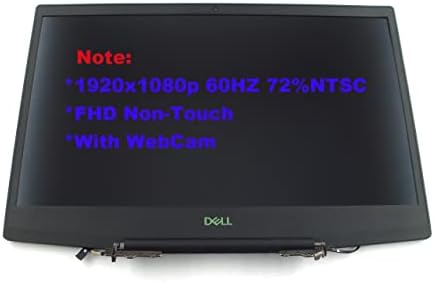 Нови/делови за потекло за Dell G3 15 3590 3500 15,6 инчи 60Hz FHD IPS Сите LCD склопување LCD екран модул црна со сино лого M429Y