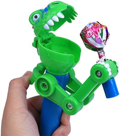 Safegle Pop ups lollipop кутија, забавен држач за роботи во форма на диносаурус, држач за роботи со креативни лижавчиња за играчки,