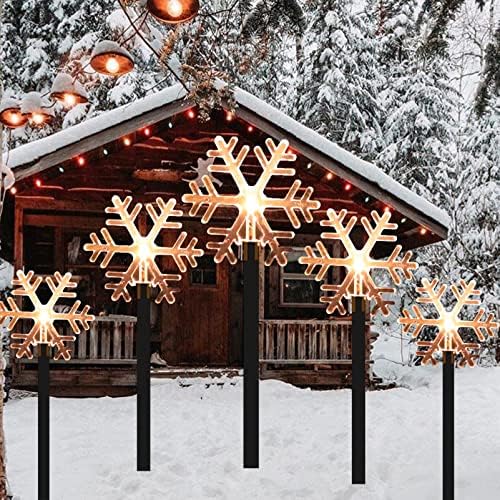 Xugenxes Соларна Божиќна светлина на отворено, Божиќно соларно пасус светло дрвена декорација на светло, декорација на двор за патеки