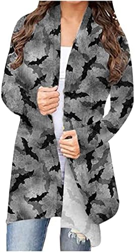 Кардиган за жени отворени предни шал кошули врвови со долги ракави лесни елегантни елегантни прикриени прикриени палто за блузи