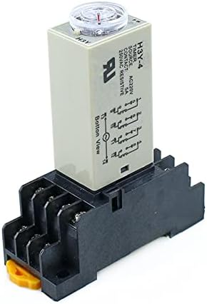 Axti H3Y-2 0-10S моќност на тајмер за реле за одложување DPDT 8pins Напон: 220V 110V 24V 12V