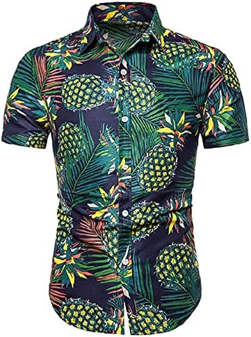 Мажи тренерки модни маица кратки шорцеви летни хавајски рекреации поставени машки ракави мажи костуми и комплети