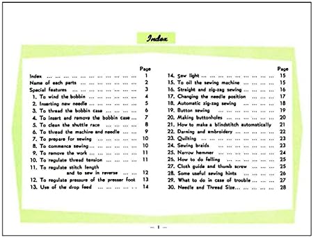 Американска убавина 116 Зиг Заг Автоматски - Упатство за инструкции - Печатена копија