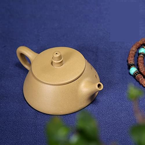 Wionc камен лажичка сегмент од кал, широко уста тенџере тенџере, чиста чај од кинески садови за чај од кинески конгфу 130 мл