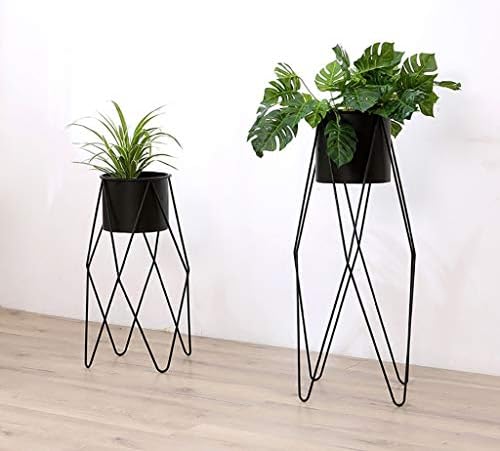MKKM растенија стојат минималистичка уметничка железна рамка црна цветна дисплеј стојат едноставен модерен моден дизајн за вашата
