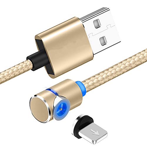 [2 пакет] 90 степени магнетски микро USB кабел за телефон 11 Pro 8 7 6 6S плус кабел за брзо полнење магнет за осветлување кабел