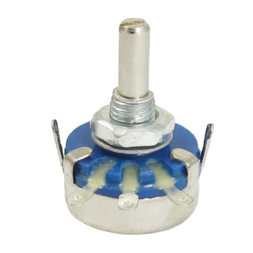 UXCELL A13041000UX0045 WH5-1 AMP 10K OHM LINEAR TAPER ROTARY CARBON POTENTIOMETER, 4 мм тркалезно вратило