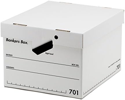 Соработници 9621301 Банкарс кутија, 701, бела/црна, сет од 3, кутија за складирање, средна големина, вид на капакот