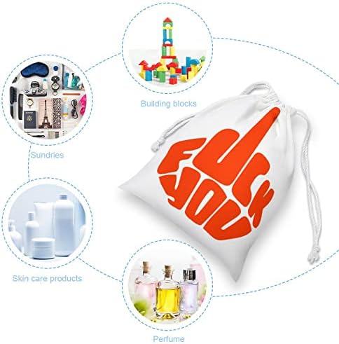 Ебате го средниот прст печатено симпатична торбичка за чување торбички за складирање торбички за козметика торбички