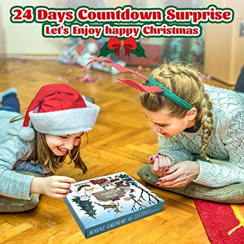 Божиќен Календар За Доаѓање 2022 Божиќен Календар За Одбројување Играчка 24 Мозочни Загатки Играчки Метална Жица Сложувалка Пластична Загатка Играчки
