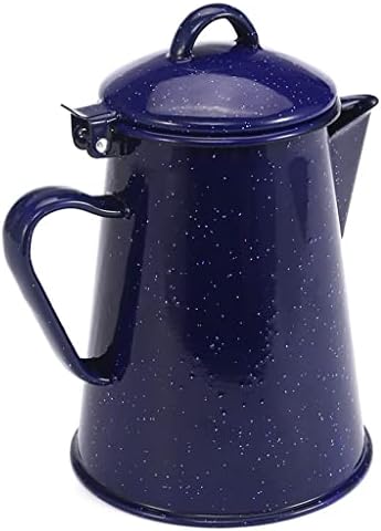 WSSBK сино кафе тенџере емајл чајник рака приготвен чај котел чајник ретро ryвездени сини чајници кујнски прибор