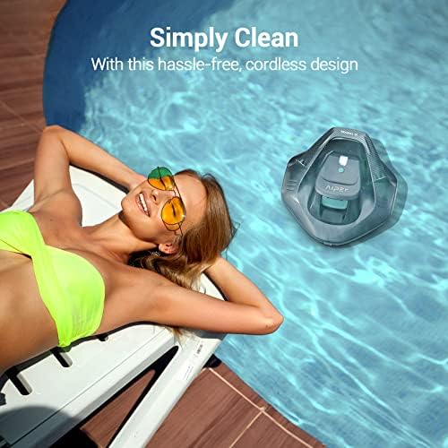 Aiper Seagull SE безжичен роботски чистач за базени, вакуум во базен трае 90 мин.