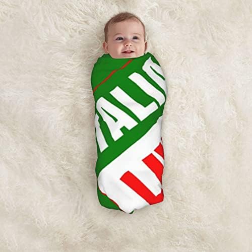 Италијански животи материи бебе ќебе кое прима ќебе за новороденче за новороденче, обвивка за шетач за расадник