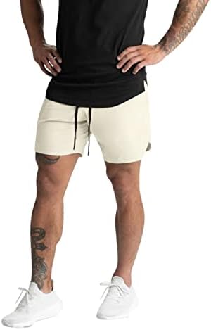 Наредени шорцеви во боја цврсти трчање џемпери летни шорцеви младински машки панталони тренд обични фитнес машки машки панталони