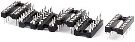 AEXIT 2.54mm Pitch Audio & Video Addession 16 Pins Double Row Dip IC приклучок Адаптер Конектори и адаптери за лемење 6PCS