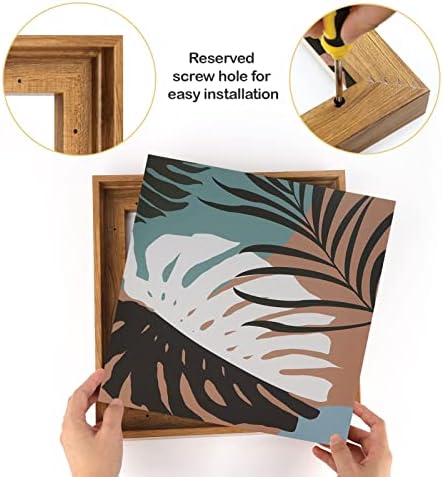 ФОЛОР 12x12 рамка за сликарство на платно 0,6-0,8 ”длабока, 2 пакувања квадратни плочи рамка за отпечатоци од платно, лебдечка рамка