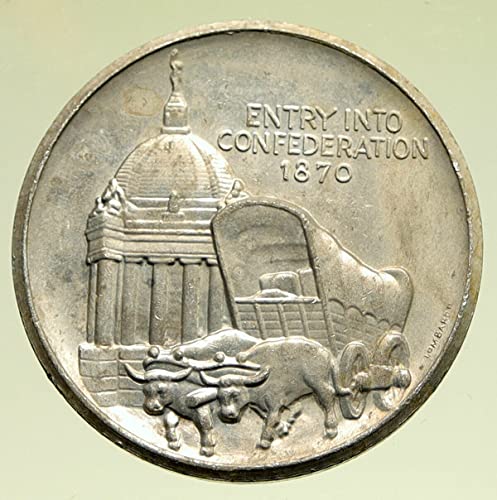 1970 КАЛИФОРНИЈА 1970 Канада Манитоба Конфедерација Влез ЦЕНТЕНИ Монета Добро