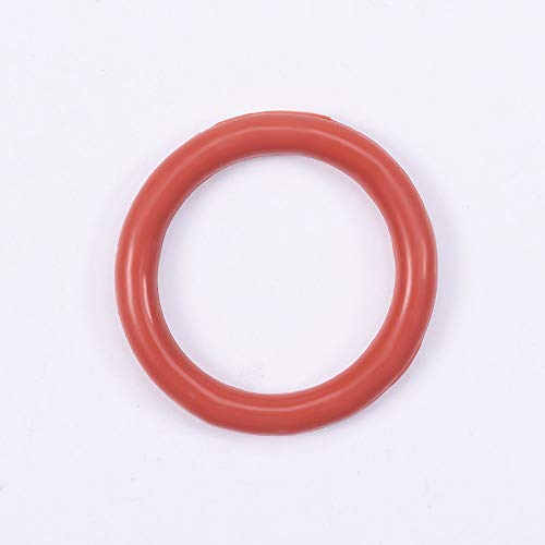 Othmro Silicone O-Ring, 27mm OD, 20 mm ID, ширина од 3,5 mm, заптивка за заптивки на VMQ, црвена, пакет од 10