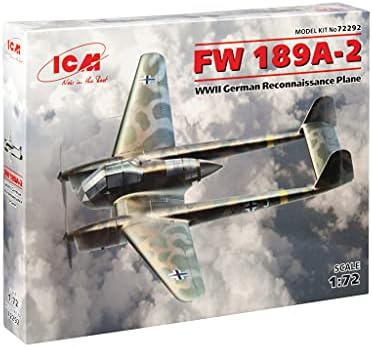ICM модели ICM 1/72 FW 189A-2 WWII германски комплет за модел на извидување на авионот