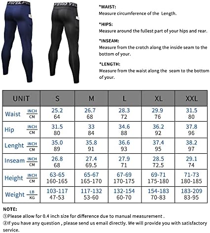Атлетски хеланки на атлетски хеланки на AIRGFM, панталони за компресија со џебови