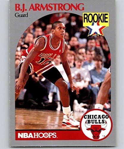 1990-91 Кошарка за обрач 60 Б.Ј. Армстронг РЦ Дебитант картичка Чикаго Булс