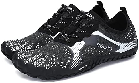 Saguaro Unisex Barefoot чевли/минималистички мултиспортни чевли/нула капка ѓон и широка кутија за пети