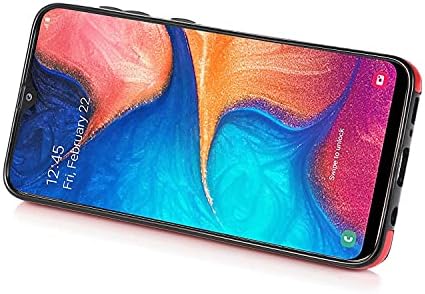 Капак на Куќиштето на телефонот Компатибилен Со Куќиштето На Паричникот Samsung Galaxy A20 со Држач За Картички, Pu Кожни Магнетни