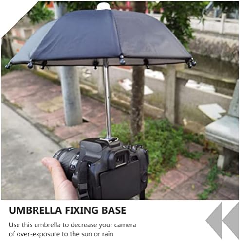 Solustre DSLR Tripod Metal Bractes Отворено камера чадор на отворено фотоапарати стегач Сонце чадор за стегање за фотоапарати фиксирање