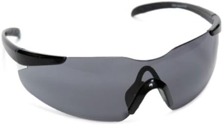 Безбедносни очила за оптикори Cordova E01B20, црна рамка, сиви леќи, парче нос на TPR и храмови