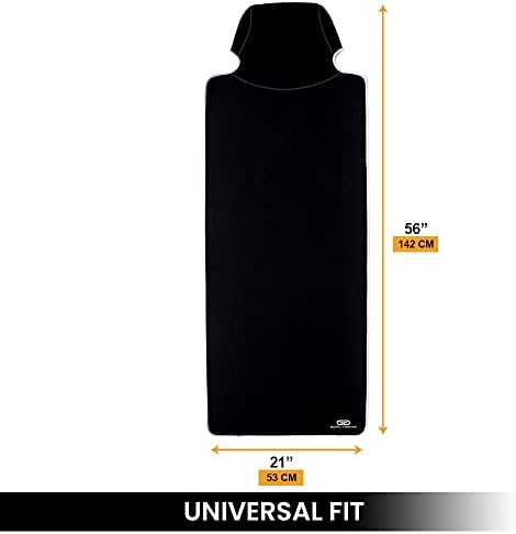 Gorla Gear Black Premium Universal Fit Водоотпорен дамки отпорни на дамки за дамки, неопренови, без лизгање, без лизгање, кучиња,