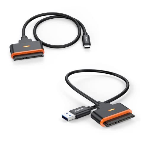FEMORO SATA ДО USB C Пакет SATA ДО USB 3.0 Адаптер, USB Тип C до 2.5 SATA Конвертор Кабел Надворешен Хард Диск Thunderbolt 3 &засилувач;