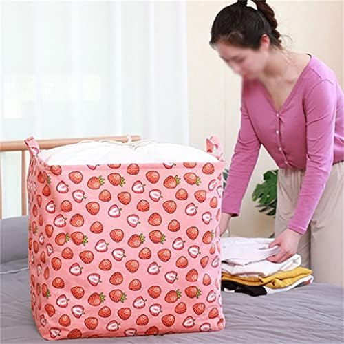 Gppzm печатена ватенка торба за складирање гардероба торба за складирање торба за багаж ватенка облека за чување постелнина