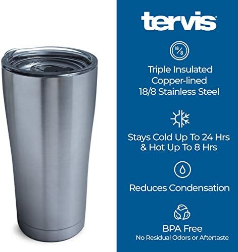 Тервис Трипл wallид НБА Детроит Пистонс изолирана чаша за тумби ги држи пијалоците ладни и топло, 20oz - не'рѓосувачки челик, Свиш