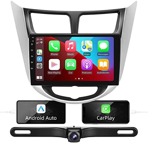 Sizxnanv Android 10 Екран На Допир Компатибилен Со Carplay Android Auto, Автомобил Радио Стерео Bluetooth Навигација МУЛТИМЕДИЈАЛЕН