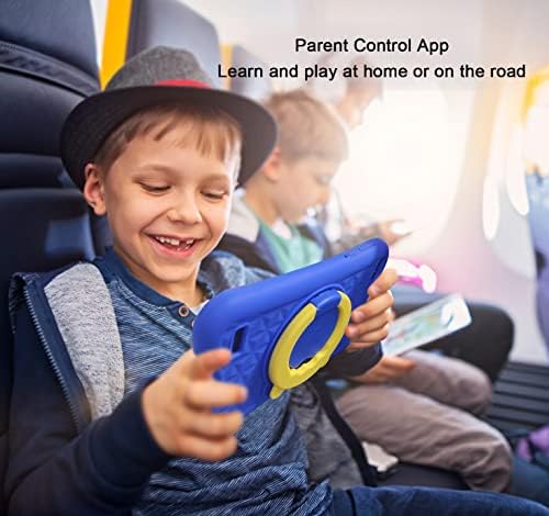 Детска Таблета 7 инчен Андроид Таблет за Деца Со WiFi Двојна Камера Таблет За Мали деца за Деца 2+32GB Android 12 Go Издание 3000mAh