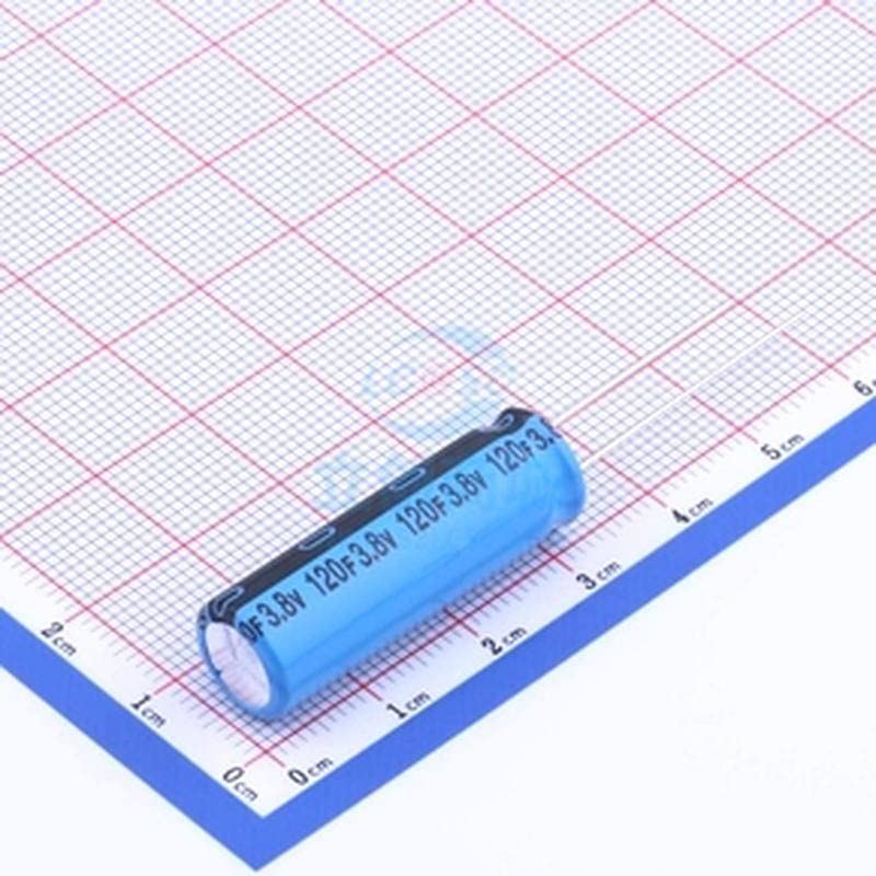 1 парчиња супер кондензатор 120F -10% -+30% 3,8V LIC Lithium јонски кондензатор радијално олово, p = 5mm SLA3R8L1271030