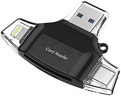 Boxwave Smart Gadget компатибилен со Infinix Note 11s - AllReader SD картички читач, читач на картички MicroSD SD Compact USB