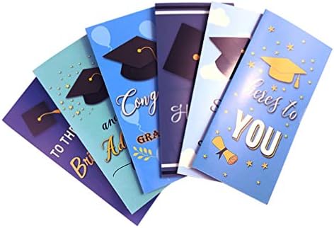 PRETYZOOM 6 Листови Покани За Дипломирање 2020 Дипломирање Честитка Писмо Печатење Церемонија Најава Картички За Дипломирање Игри Активности Партиски Материјали