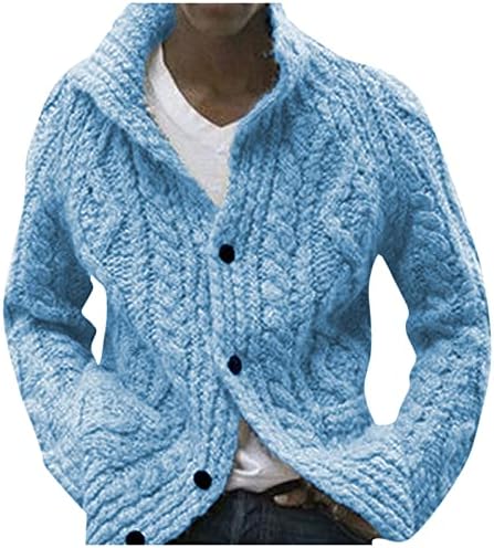 Џемпер за мажи и американски машка плетење палто есен зимски јака џемпер машка модна јакна