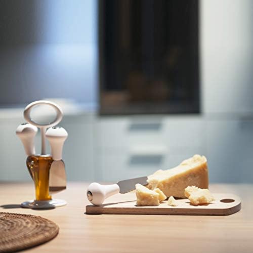 Омада дизајн блок со 4 ножеви со сирење, компактен и практичен, исто така, да се донесе табелата, ергономскиот и иновативниот дизајн, трендовски